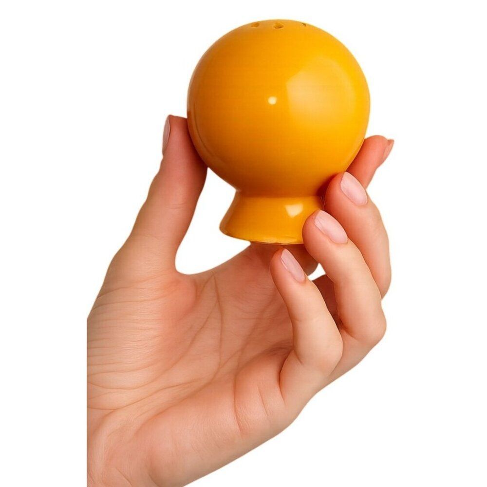 Fiestaware Fiesta Small Shaker Salt Pepper Butterscotch Orange CERAMIC